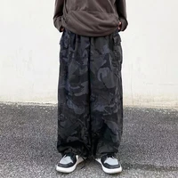 camouflage tie dye baggy cargo pants woman streetwear harajuku oversize pockets wide leg trousers female korean fashion joggers