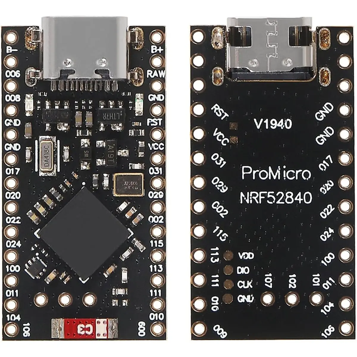 Фото Плата разработки ABGN Pro Micro NRF52840, Bluetooth, Type-C, для IDE - 5 шт. №3