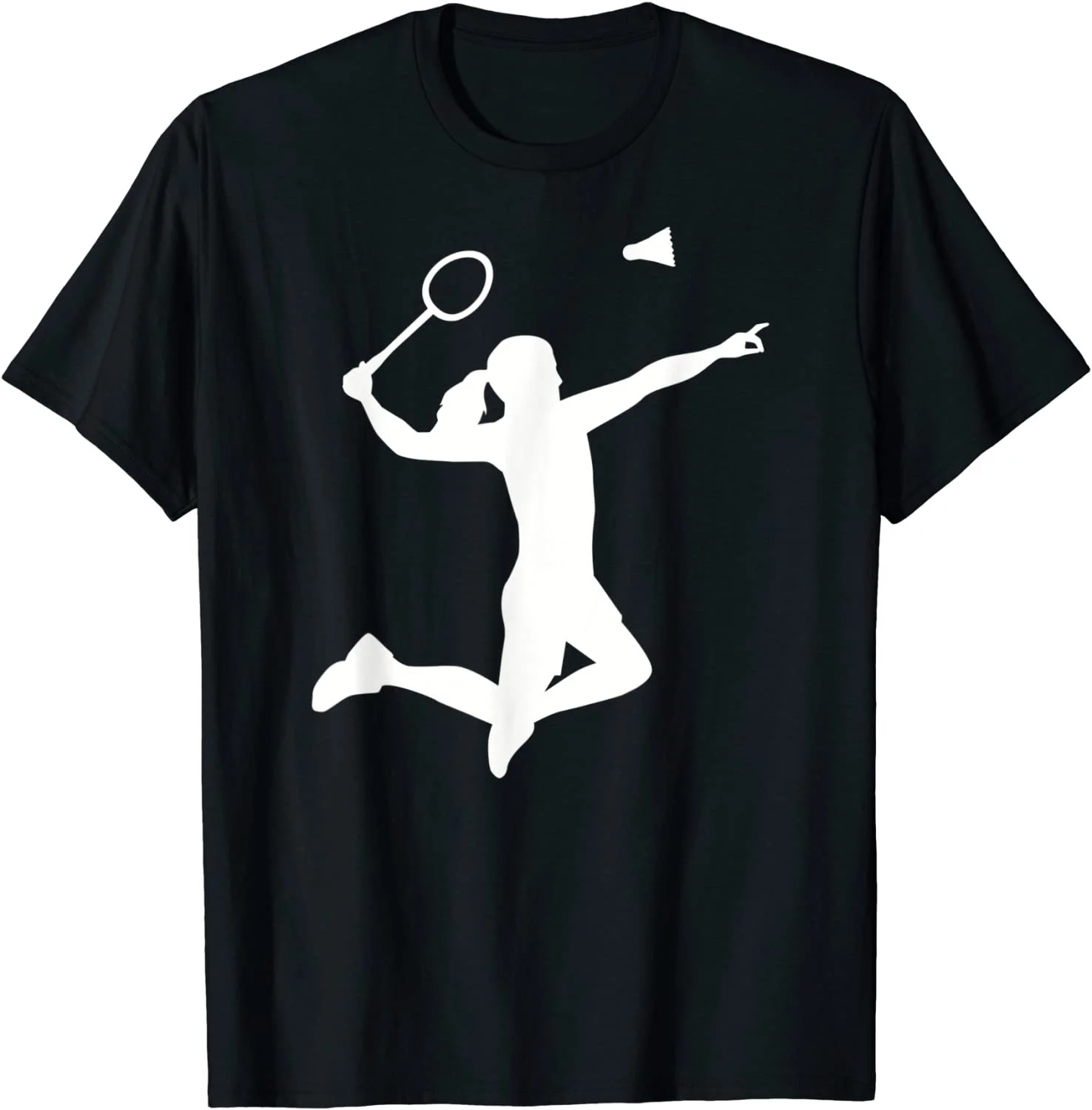 

Female badminton player T-Shirt