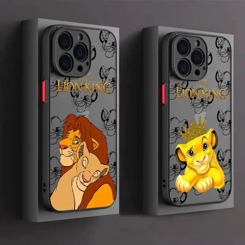 Чехлы с рисунком льва и Симбы для Apple iPhone 11 16 8 14 12 Pro 15 7 8Plus 13 Mini XS X XR роскошные чехлы