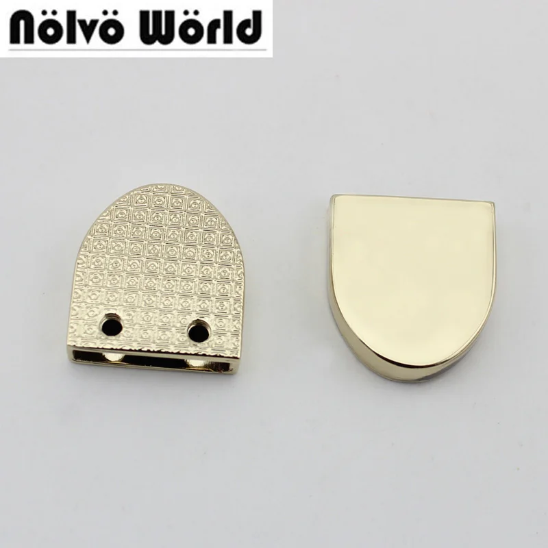 

10pcs 50pcs 20mm width decoration end clips by screws,high quality color hardware straps tail clasp accessor