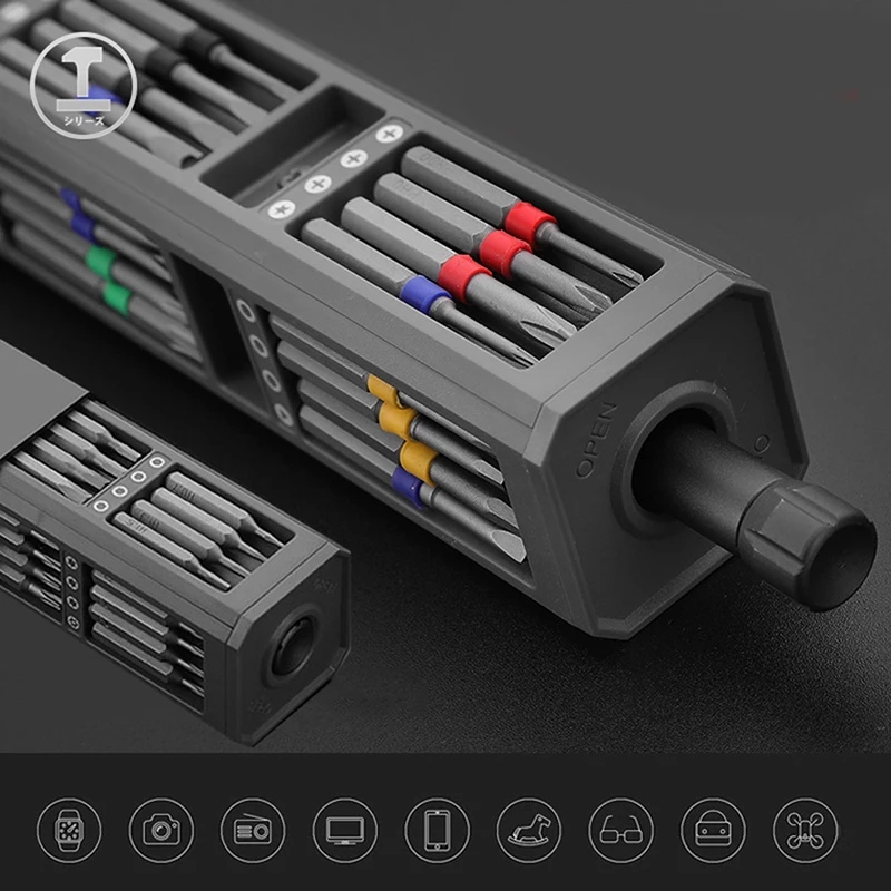 

Screwdriver Set 44 In 1 Precision Magnetic Screw Driver Extended Screw Bits With Tweezer Electronics Mobile Phone Repair Tools
