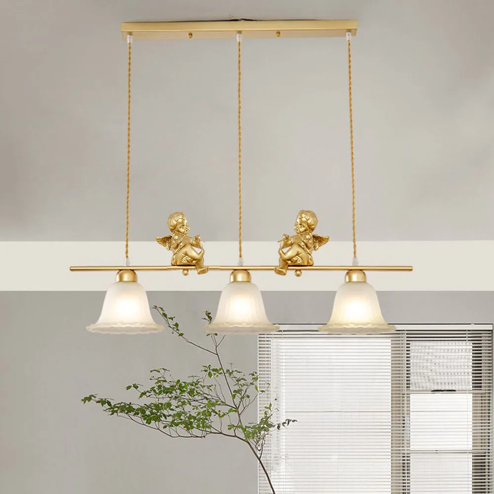 Роскошная стеклянная люстра в французском стиле для бара ресторана