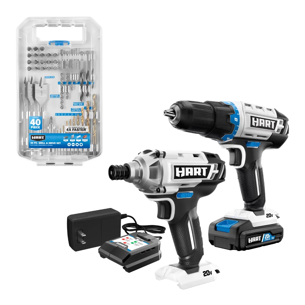 20-Volt 2pc Combo Kit with FREE Accessory Power Tools  Workpro  Electric Tools  Multifunctional Tool  Power Tools