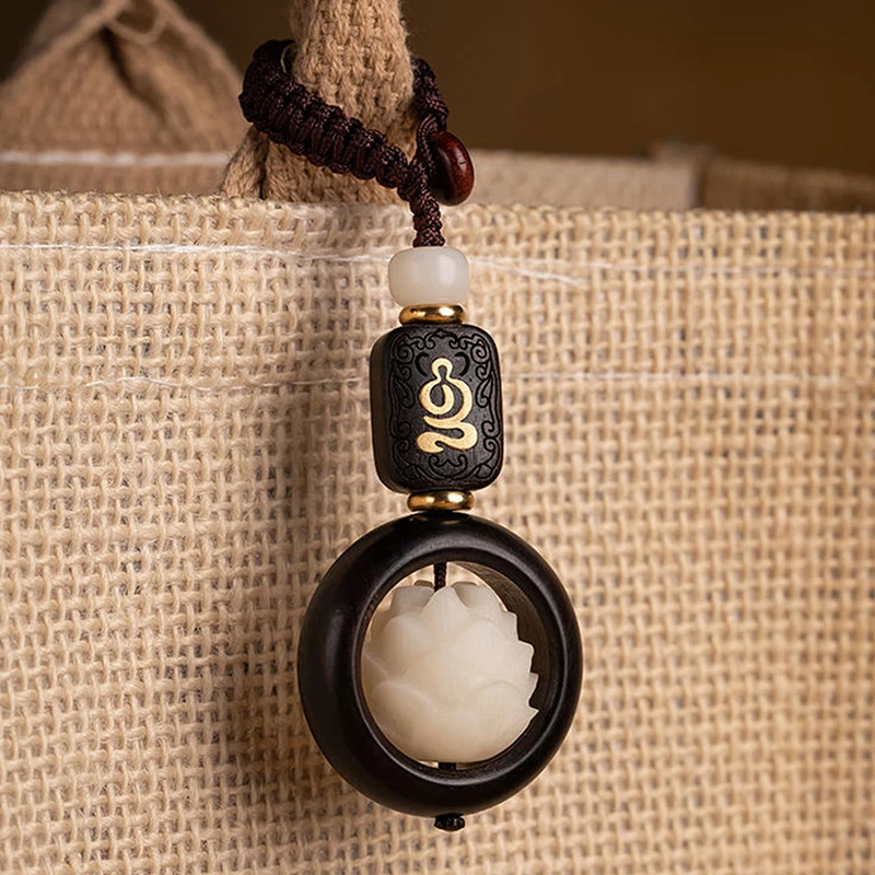 Новые буддистские аксессуары в виде лотоса деревянные бусины Будды на удачу