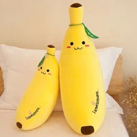 35 70cm creative cartoon banana plush pillow kawaii sofa cushion baby toy cute plush doll children fruit toys children kid gift