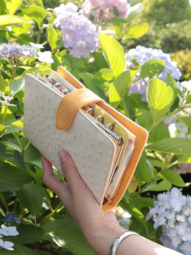 Обложка для блокнота A6 A7 из искусственной кожи с вкладышами большой диаметр