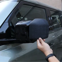 for 2020 2022 land rover defender 110 abs black car styling side rearview mirror cover stickers car exterior detail accessories