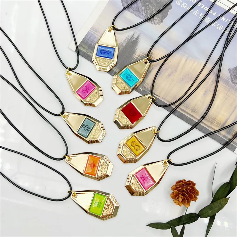 

Anime Digimon Adventure Tag Crest Badges Necklace Pendant Digital Monster Evolution Cosplay Props