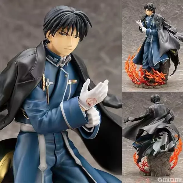 

100% Original:Anime Fullmetal Alchemist Roy Mustang 23CM PVC Action Figure Anime Figure Model Toys Figure Collection Doll Gift