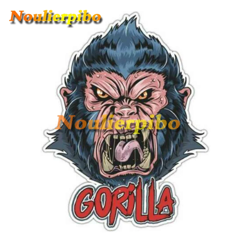 

High Quality Car Sticker Gorilla MONKEY APE Roaring Animal PVC Car Bumper Window Motorcycle Helmet Trolley Case Vinyl Decal