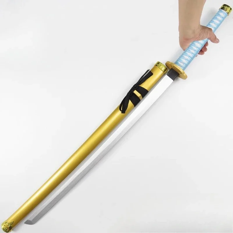 Фото Деревянный нож для косплея, аниме, реквизит, показ, арматура Nikkari Aoe Katana, 100 см №3