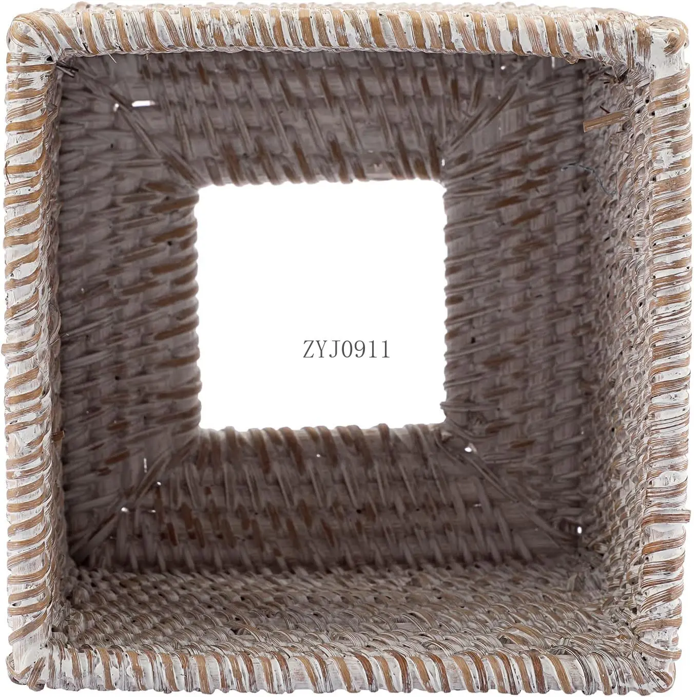 Скандинавские квадратные коробки для салфеток из ротанга держатель бумажный