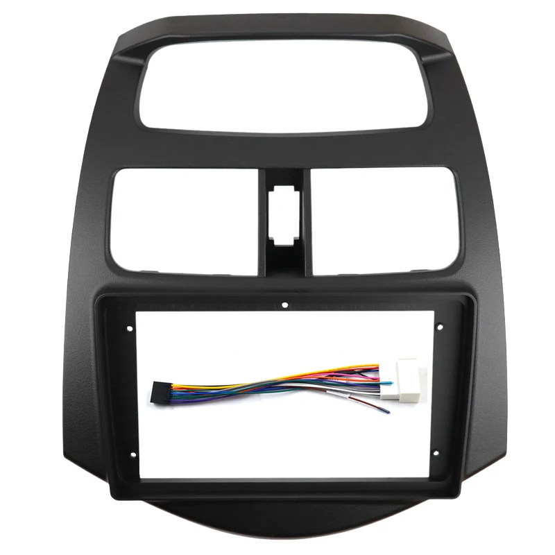 

9 Inch Radio Fascias for Chevrolet Spark 2010-2013 Double Din DVD Stereo Panel Dashboard Refitting Installation Frame