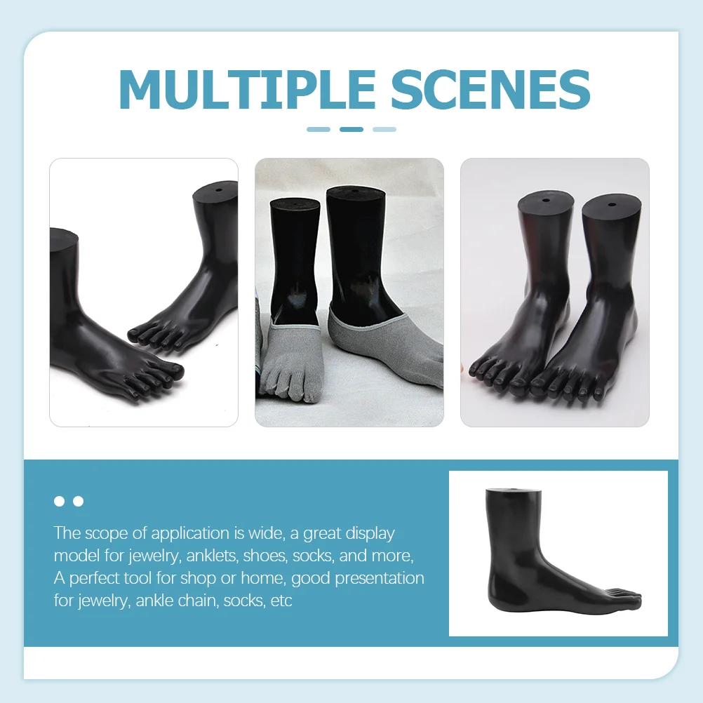 Seamless Socks Divided Toe Mold Feet Model Autumn And Winter Fake Vinyl Display Men Women