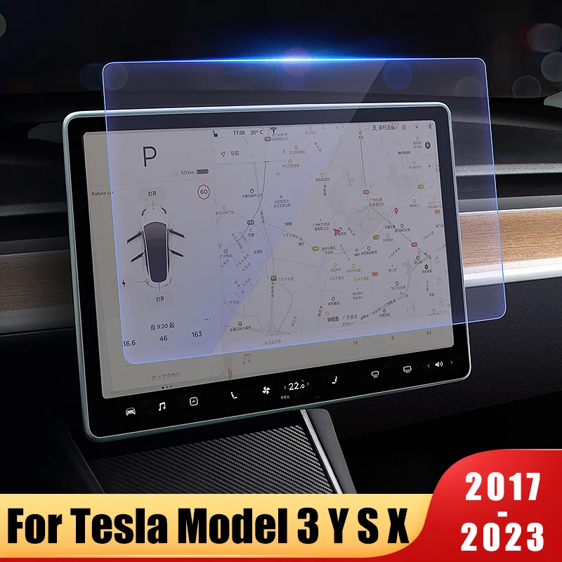 

Car GPS Navigation Film LCD Screen Tempered Glass Protective Film Anti-Scratch Film For Tesla Model 3 Y X S 2017-2021 2022 2023
