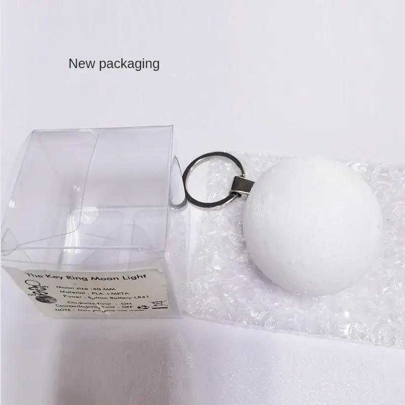 

Маленькая переносная лампа в форме Луны для ключей, светящиеся прикроватные декоративные лампы с 3d рисунком, ночник, домашний декор, светодиодные подарки, мини