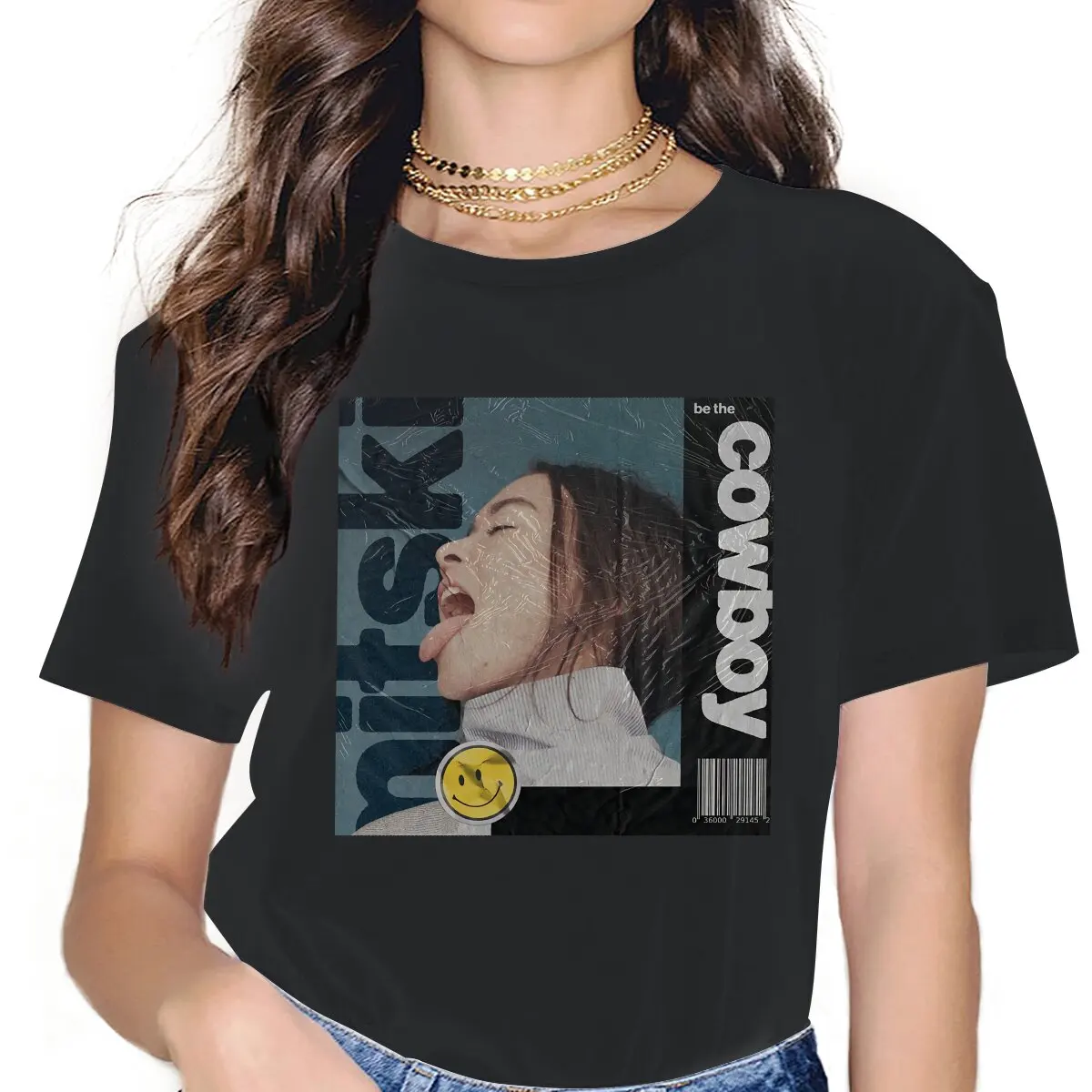 

Be The Cowboy Female Shirts Mitski Oversized Vintage Women Clothing Harajuku Casual Feminine Blusas