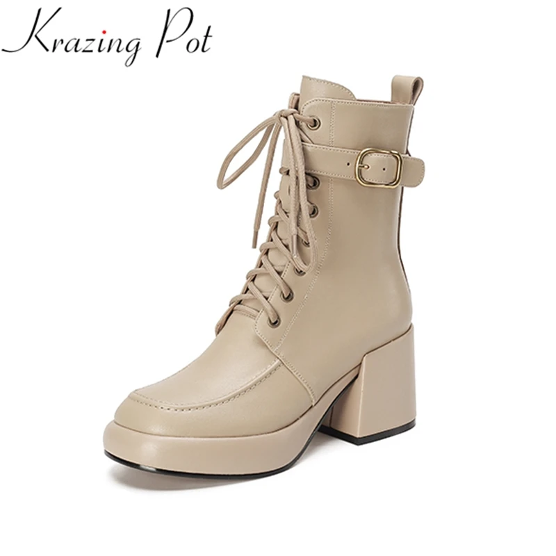 

Женские ботильоны из коровьей кожи на высоком каблуке, на молнии