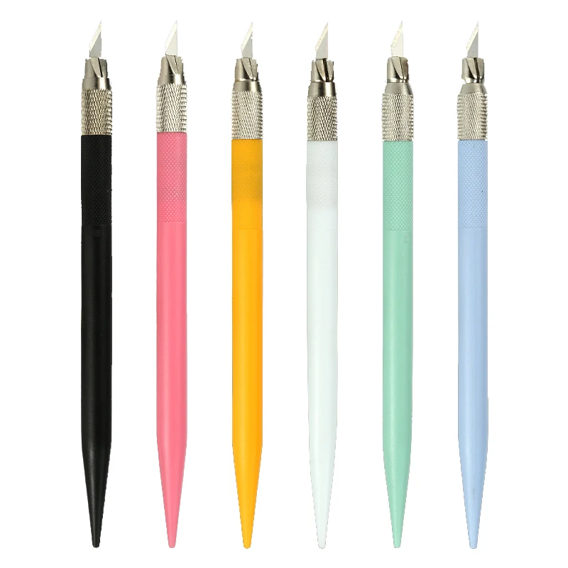 

Carving Knife Colorful Aluminum Alloy Wood Cutter Knife Carve Tool Sculpture Utility Engrave Sharp Metal Scalpel Woodcarve Blade