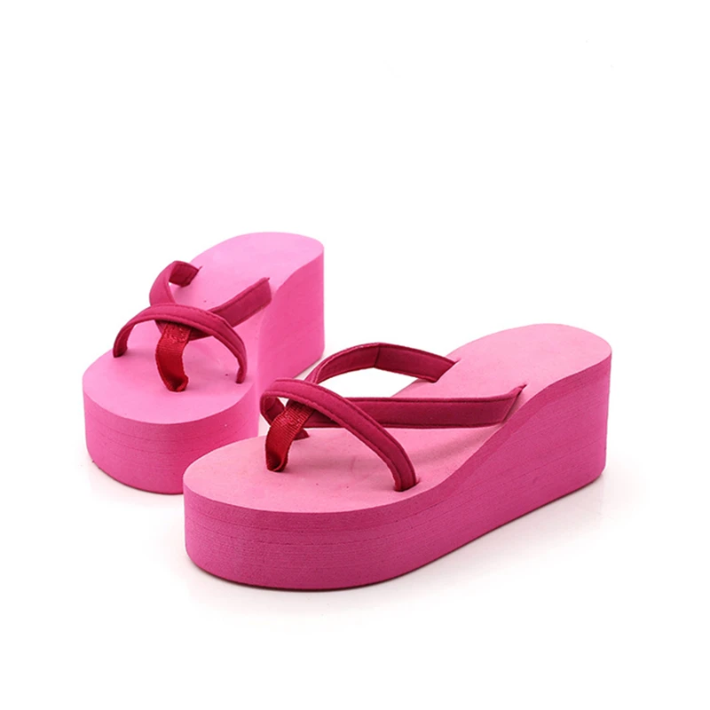 Women Platform Slippers Summer Wedges Shoes New Fashion Woman Shoes Casual Flip Flops Beach Shoes Promotion Ladies Slides