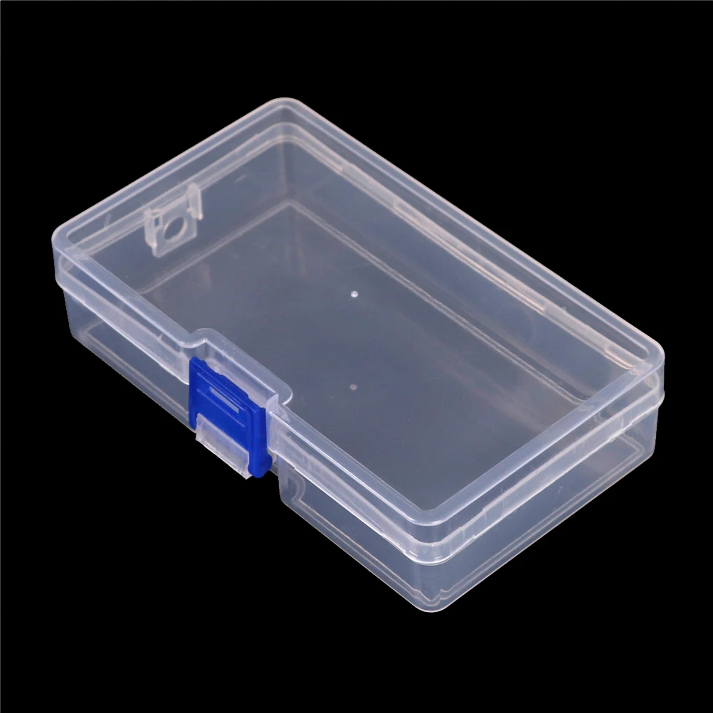 

Transparent Plastic Toys Organizer Jewelry Storage Boxes Rectangle With Cover Hardware Parts Multipurpose Storage Box