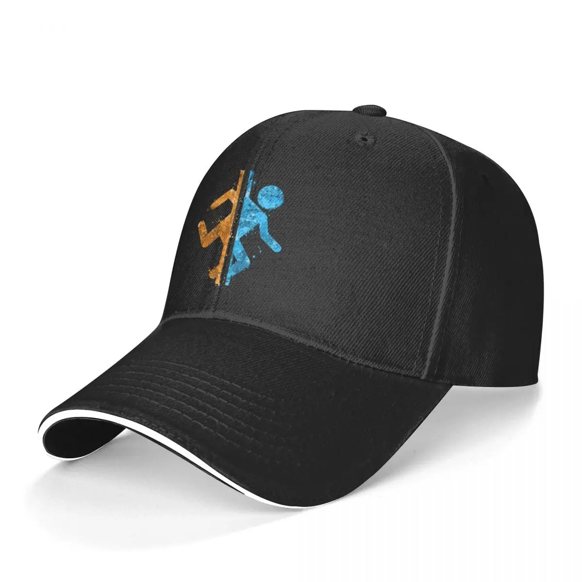 Portal Baseball Cap Portal Splatter Cute Trucker Hat Spring Unisex-Teens Running Printed Baseball Caps