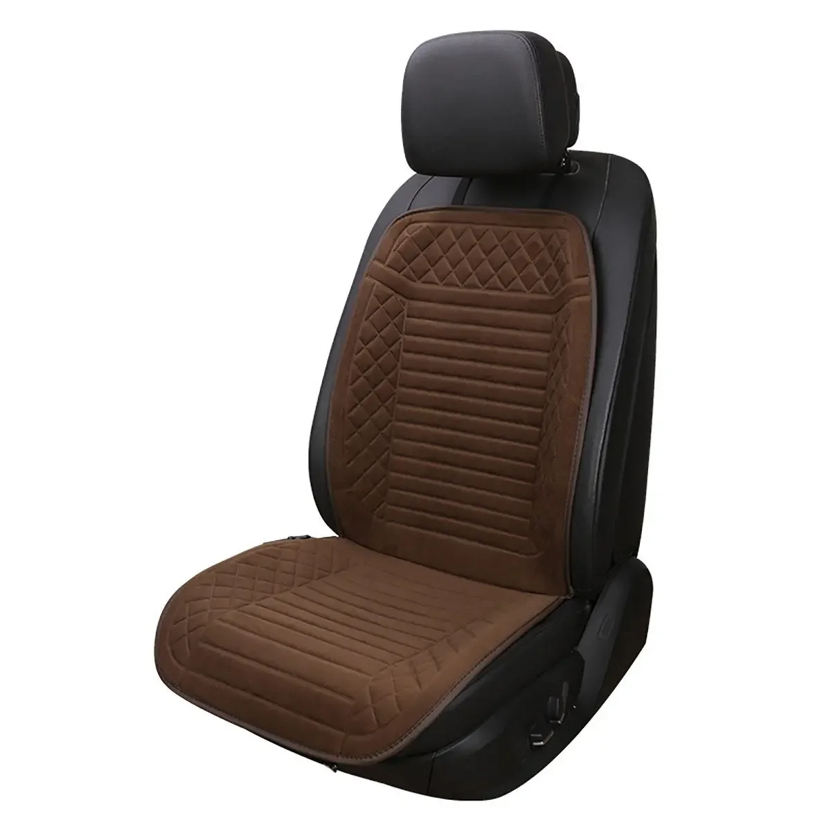 

12V Electric Heated Car Front Seat Cover Pad Thermal Warmer Cushion Universal