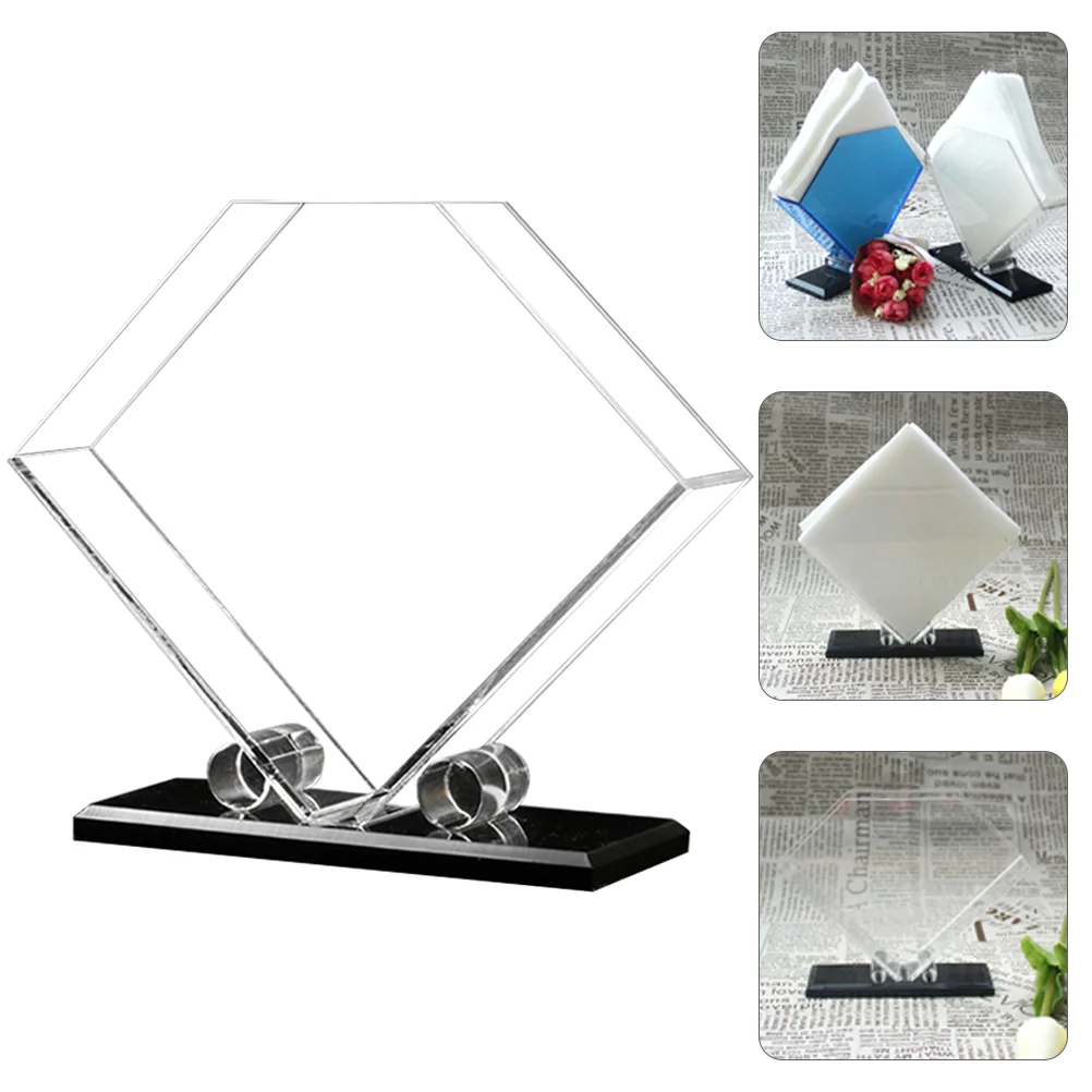 

Restaurant Hotel Clear Kitchen Transparent Acrylic Napkin Holder Napkin Holder Stand Cocktail Napkin Holder