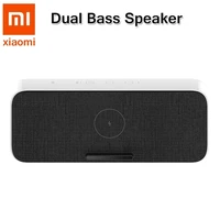 original xiaomi bluetooth 5 0 dual bass wireless charging speaker 30w max charger for iphone 11 xiaomi 9 10 pro s10 phone
