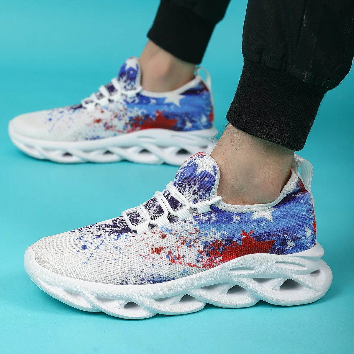 Женская Повседневная Спортивная Обувь Лето 2024 Вулканизированная На Шнуровке