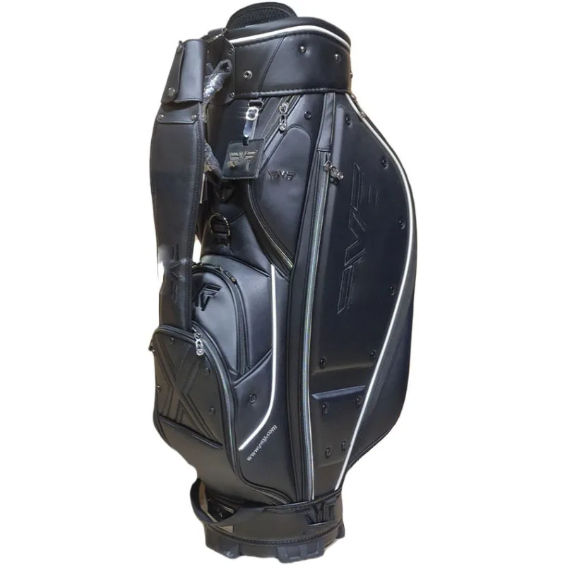Golf Bag Caddy Bag,5-Way Top Cuff Tour ，Top Zippered Cover  High Quality PU Golf Club , Men's Golf