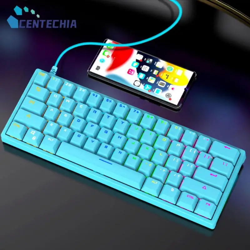 

Usb-клавиатура игровая с подсветкой, 61 клавиша