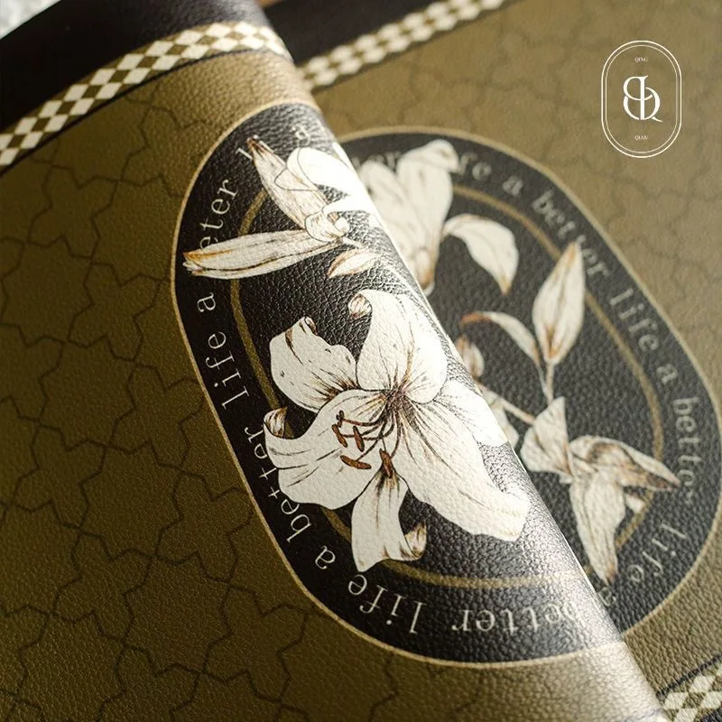 LAYRUSSI Европейский кожаный коврик для стола в стиле ретро креативный