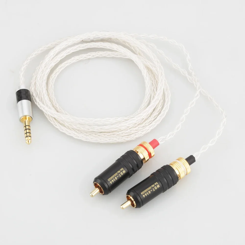 8 ядер 100% чистое серебро замена аудиокабеля для цифрового аудиоплеера NW-WM1A NW-WM1Z на