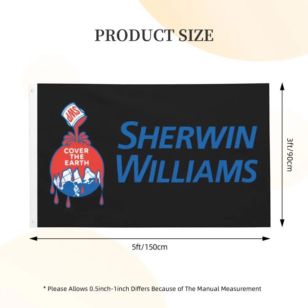 Новый двухсторонний баннер Sherwin Jackson флаг для сада декоративный искусственный 3x5