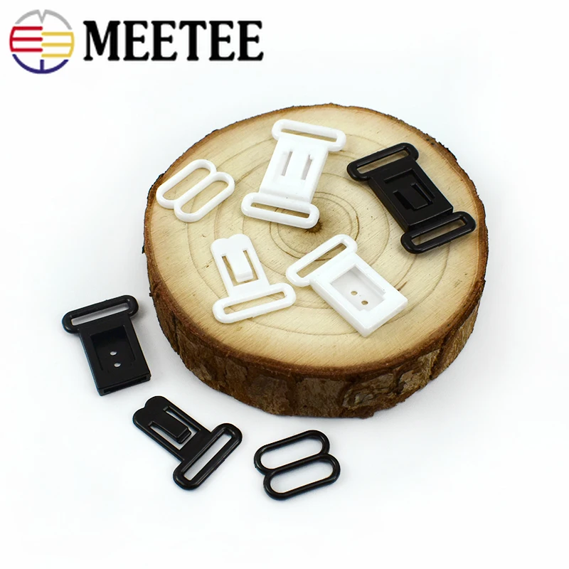 Meetee 50/100 комплектов 12 5 мм регулируемые Крючки пряжки для бюстгальтера