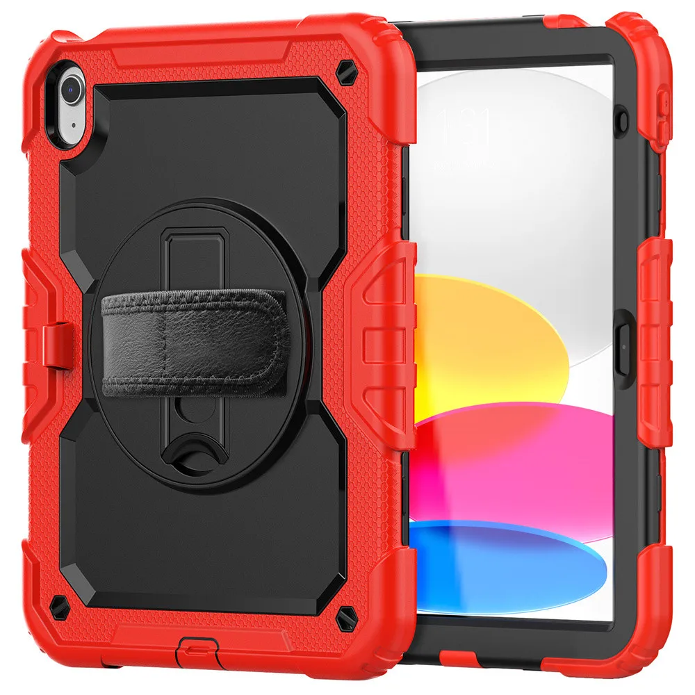 Фото Противоударный чехол-броня для iPad A16 11-го поколения 2025 и 10-го поколения 2022 (11 дюймов, 10.9 дюймов) с защитой экрана для детей №4
