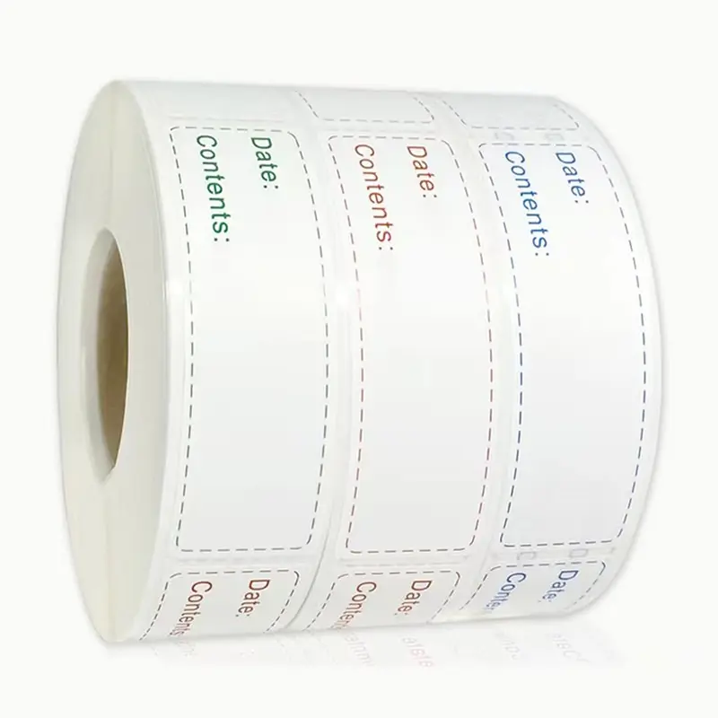 

150Pcs Kitchen adhesive sticker refrigerator food storage date container bag can packaging label no residual adhesive