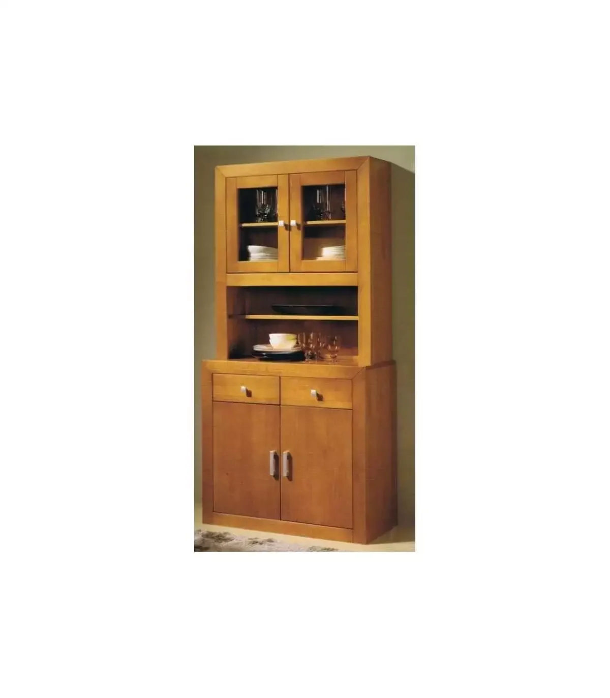 

Living room kitchen cupboard solid wood 187 cm (height) 91 cm (width) 42 cm (length) Dgr-Import