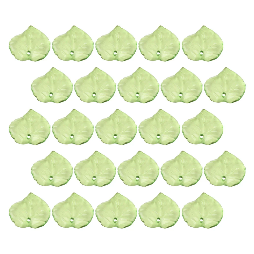 

300Pcs Jewelry DIY Hanging Ornament Acrylic Leaf Charms Jewelry Making Supplies