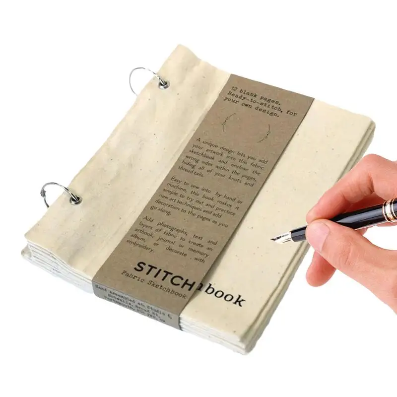 Чистый Тканевый блокнот скетчбук со складным дизайном для рисования студентов