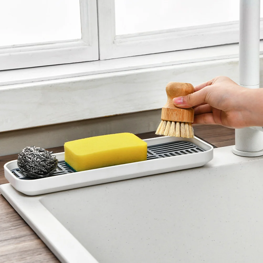 Сливная сковорода белый и серый поднос подставка для посуды эффективный