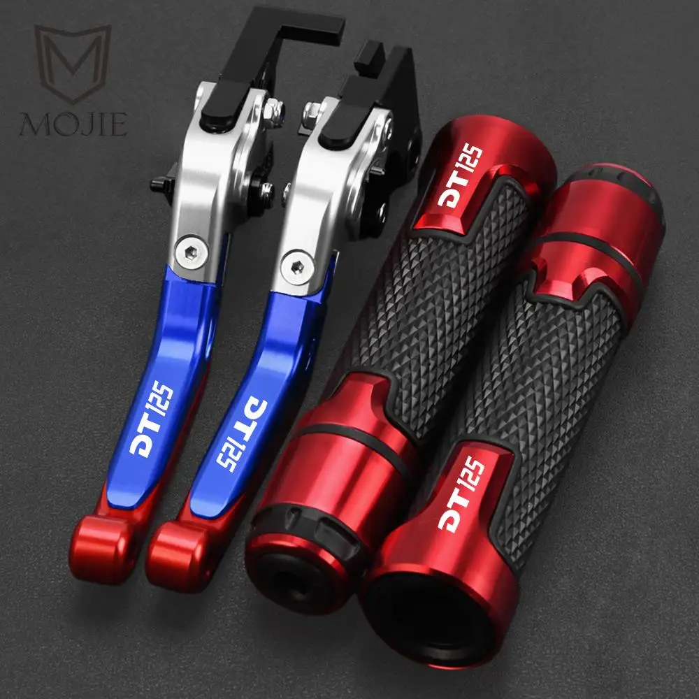 

Motorcycle CNC Adjustable Brake Clutch Lever Grips Ends FOR YAMAHA DT125 125DT DT 125 1987-2005 2004 2003 2002 2001 2000 1999