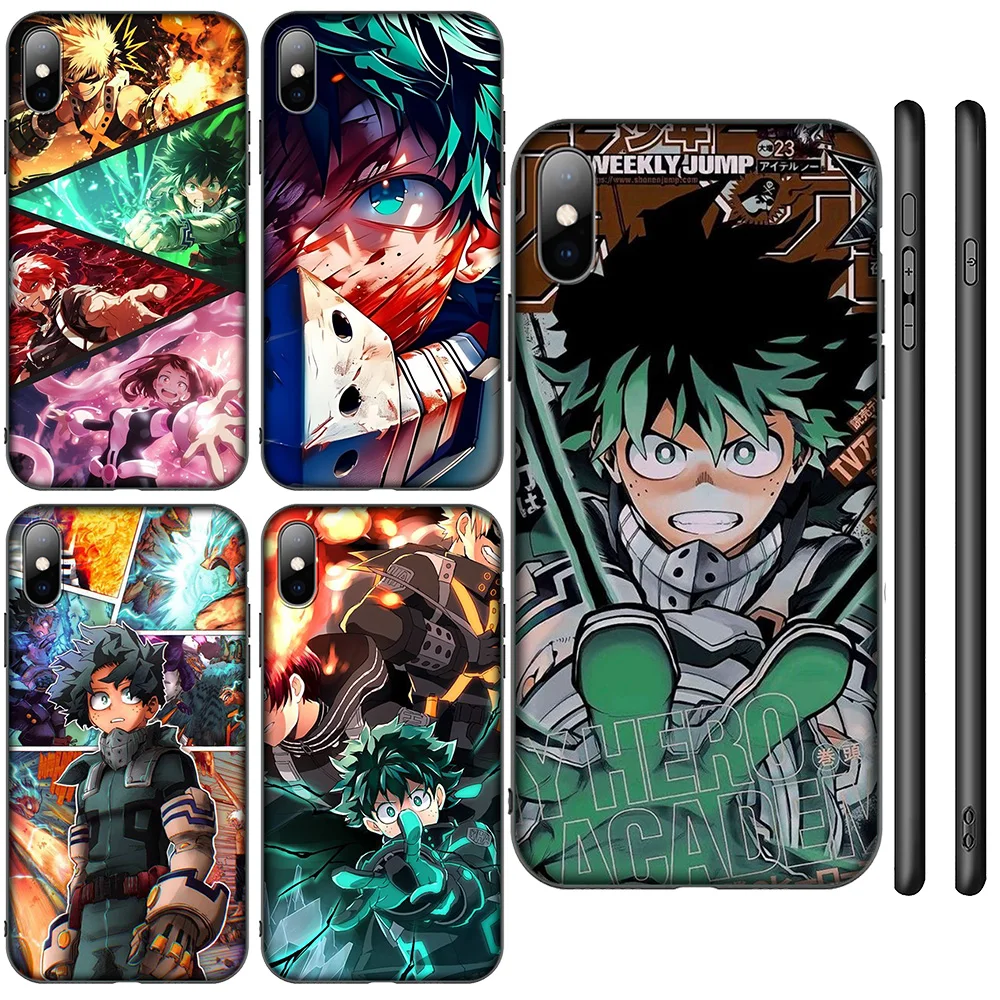 Новый высококлассный чехол для телефона с аниме Моя геройская Академия Deku Xiaomi Redmi