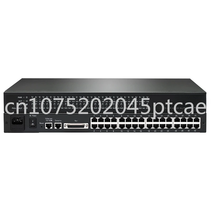 

10 / 100M TCP IP to 32 Ports RS-232 Serial Device Converter RJ45 RS232 Adapter Rack-Mount UT-6632C