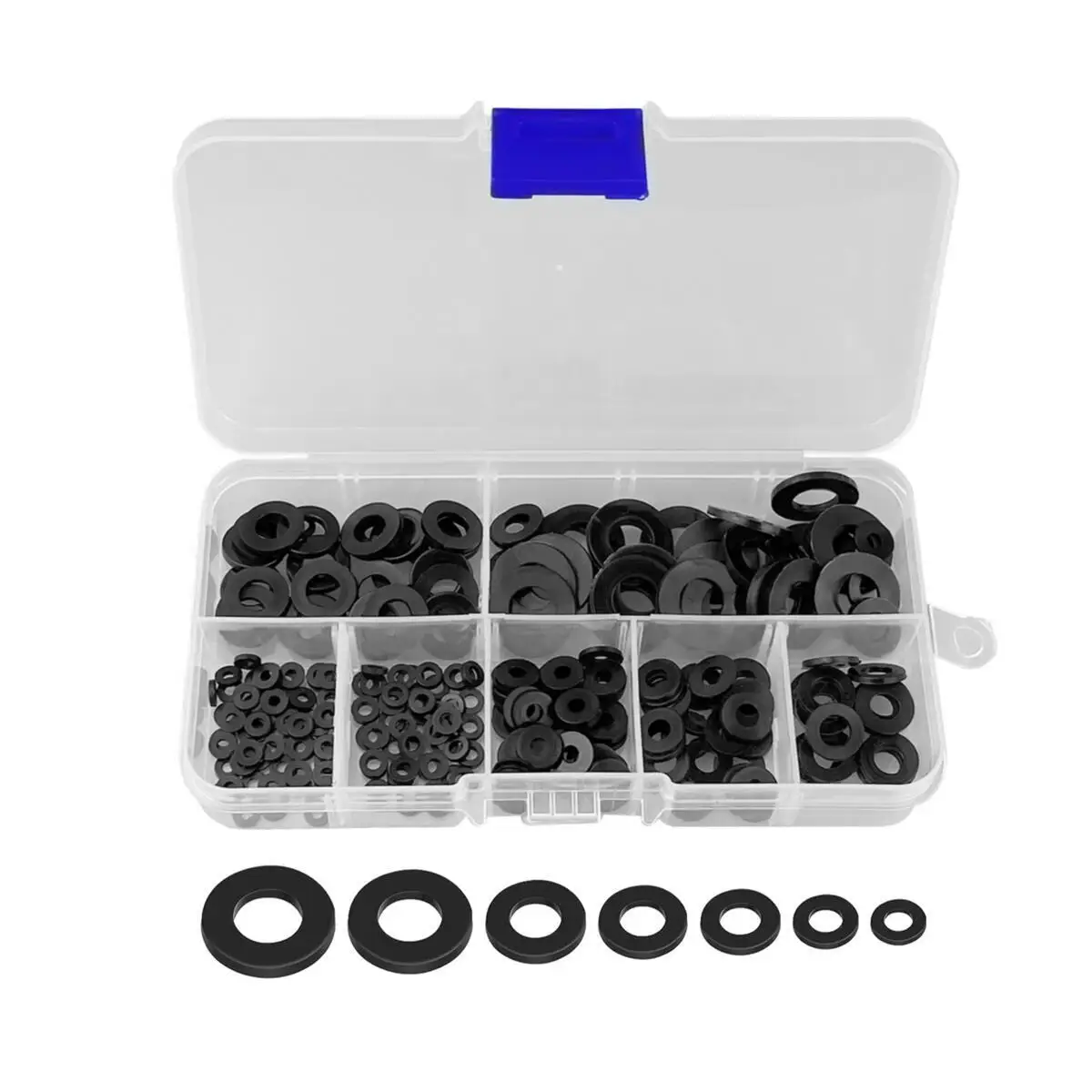 250/300 Шт. Нейлоновые Шайбы Пластиковые Изоляционные Прокладки Размеры M2-M8