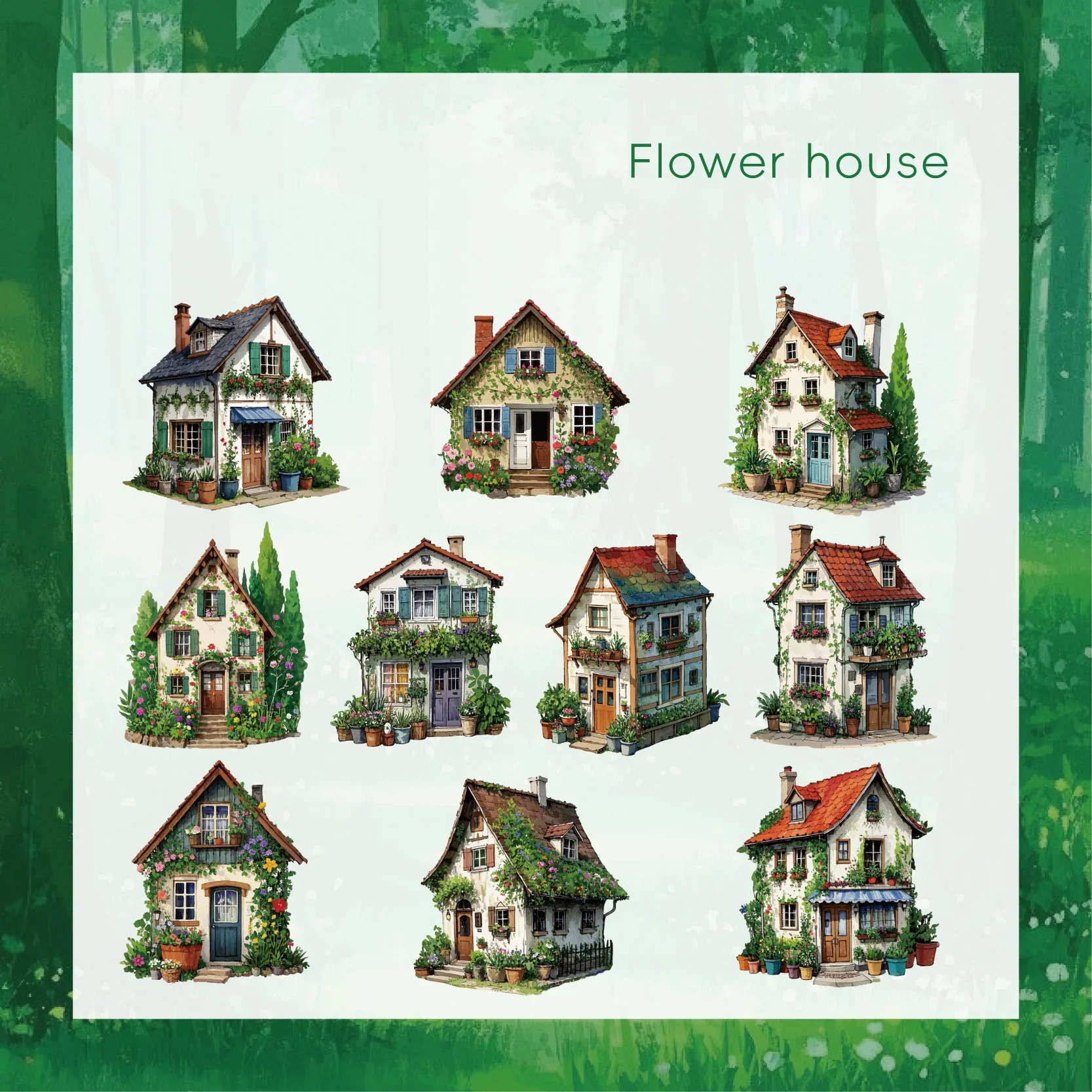 

Набор стикеров Jianwu Fairy House Series