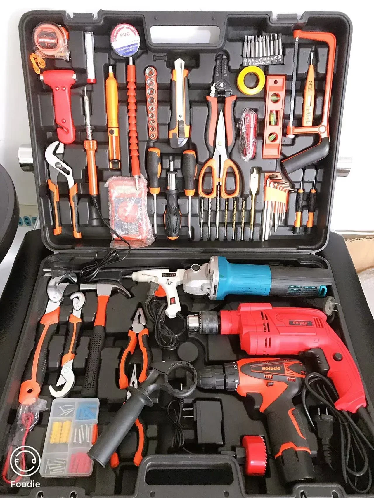 SOLUDE Базовый набор инструментов смешанных наборы для ремонта шин автомобилей