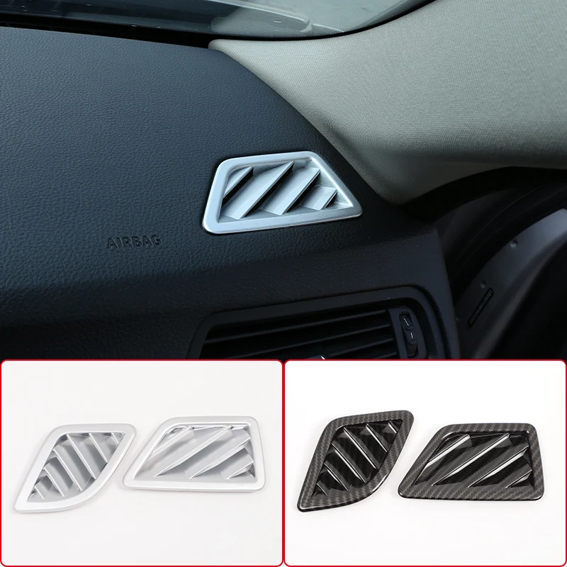 

2 шт., хромированные автомобильные наклейки на панель вентиляционного отверстия для Bmw 5 серии F07 F10 F11 F18 2011 -2017